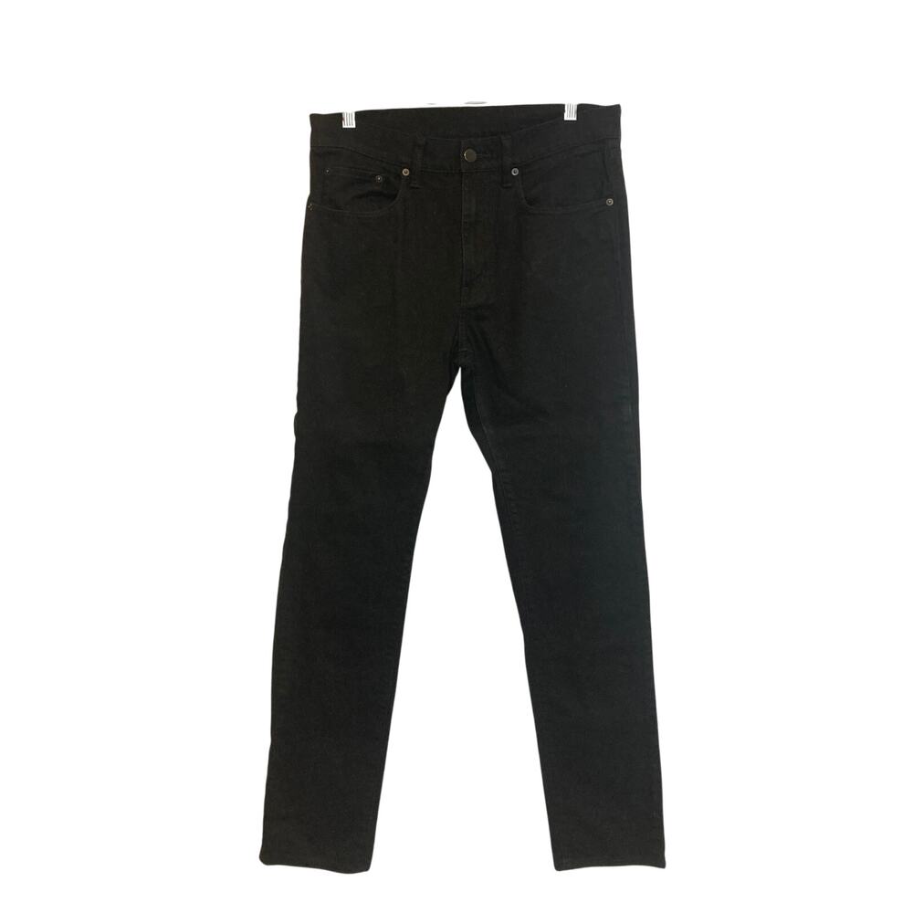 Men’s 32W x 31L Black Denim Straight Leg Casual Jeans Pants